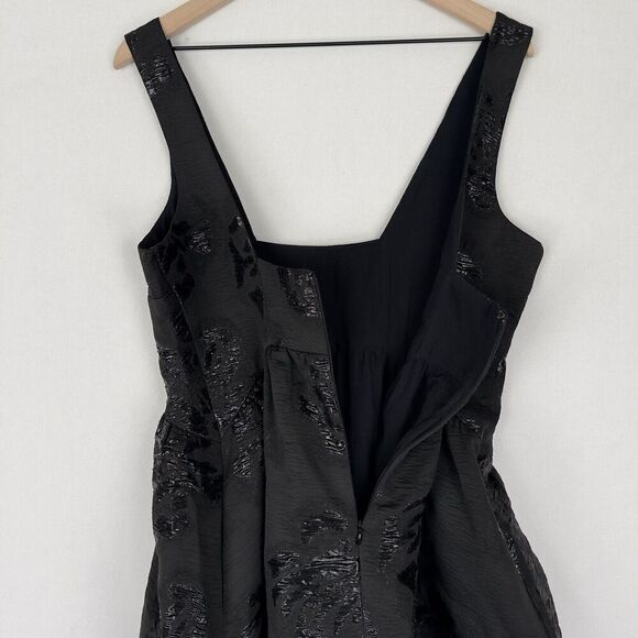 Maeve Black Floral Mini Dress - Picture 7 of 15